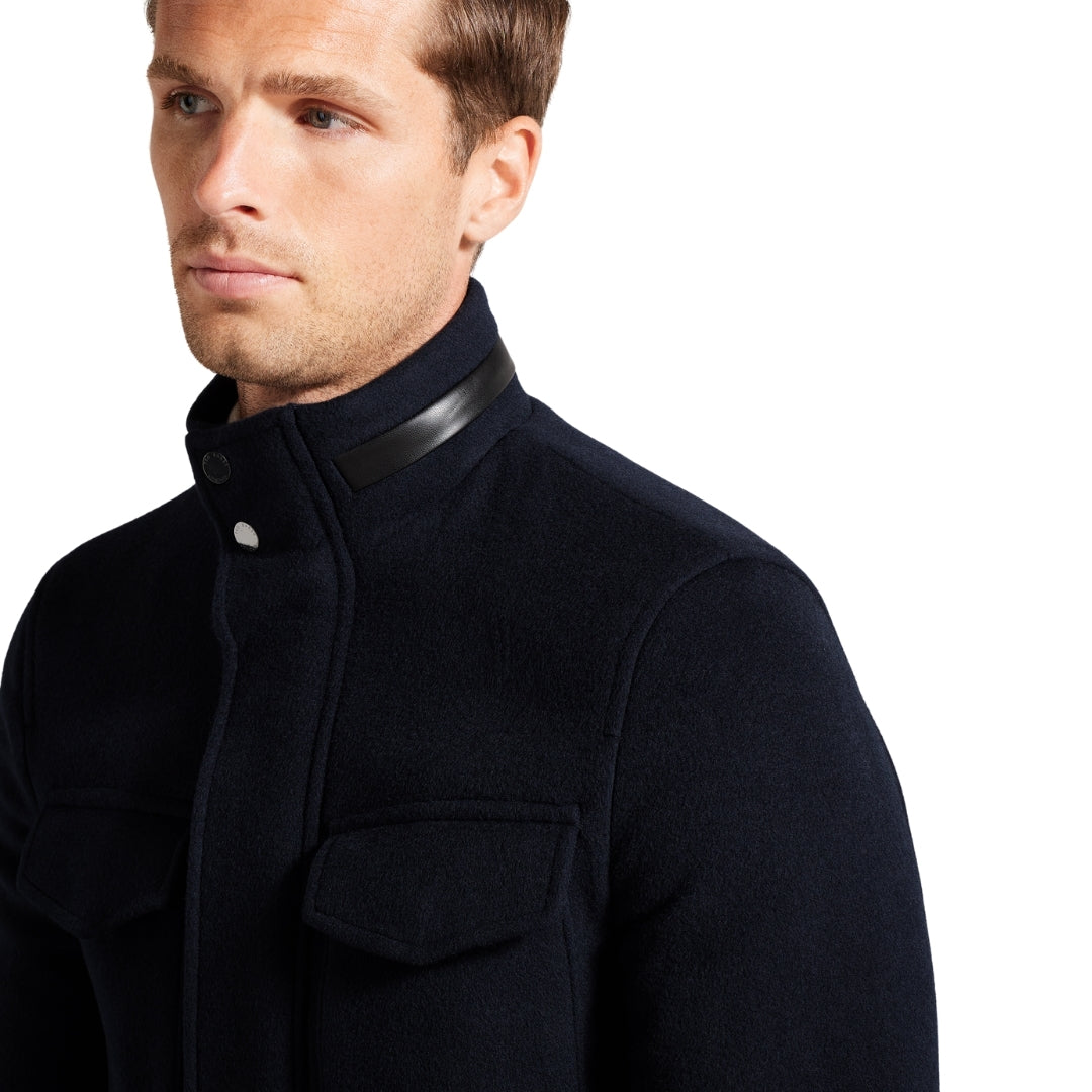 Ted Baker MMO KNOWL Funnel Neck Field Jacket 7