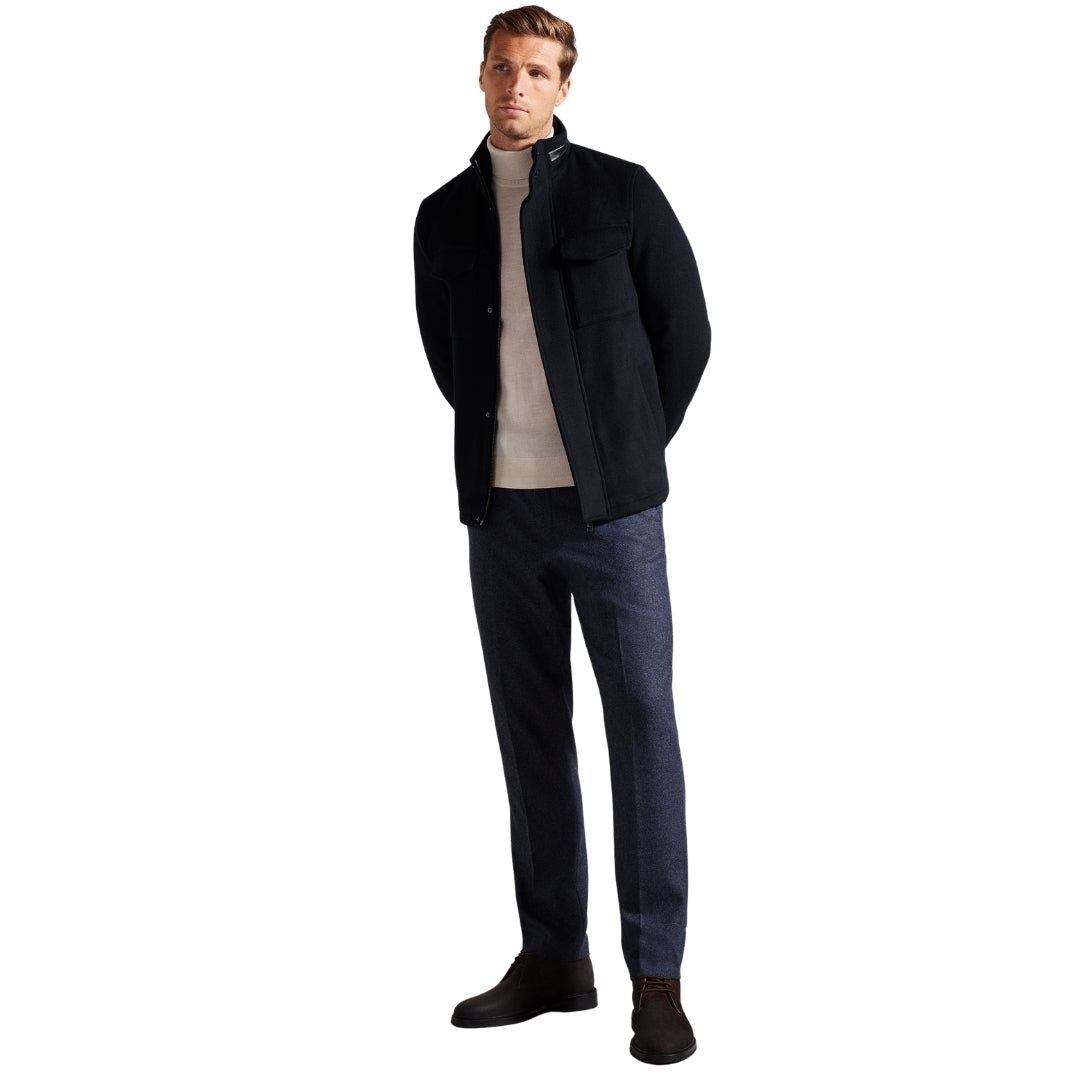 Ted Baker MMO KNOWL Funnel Neck Field Jacket 7