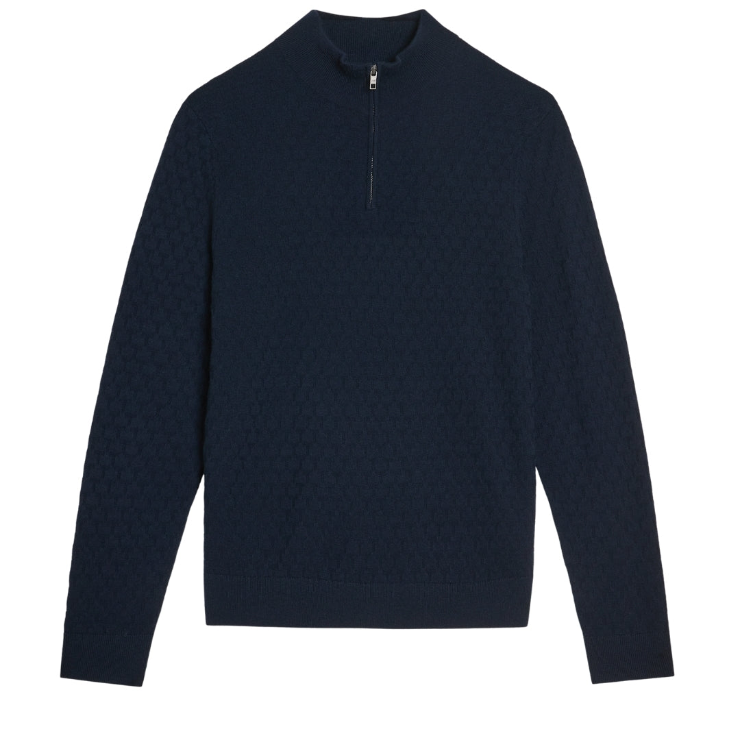 Ted Baker MMK KURNLE Ls T Stitch Knitted Half Zip 6