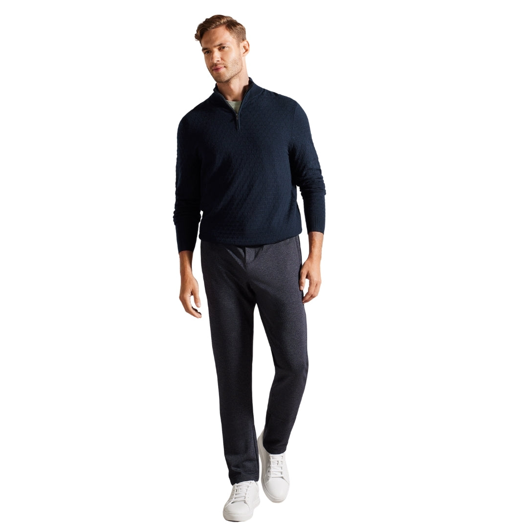 Ted Baker MMK KURNLE Ls T Stitch Knitted Half Zip 6
