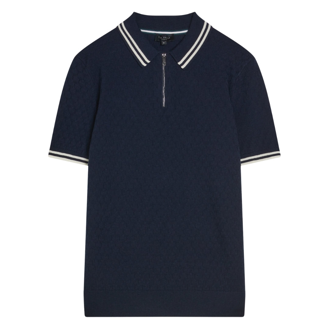 Ted Baker MMK MAHANI SS Regular T Stitched Half Zip 6