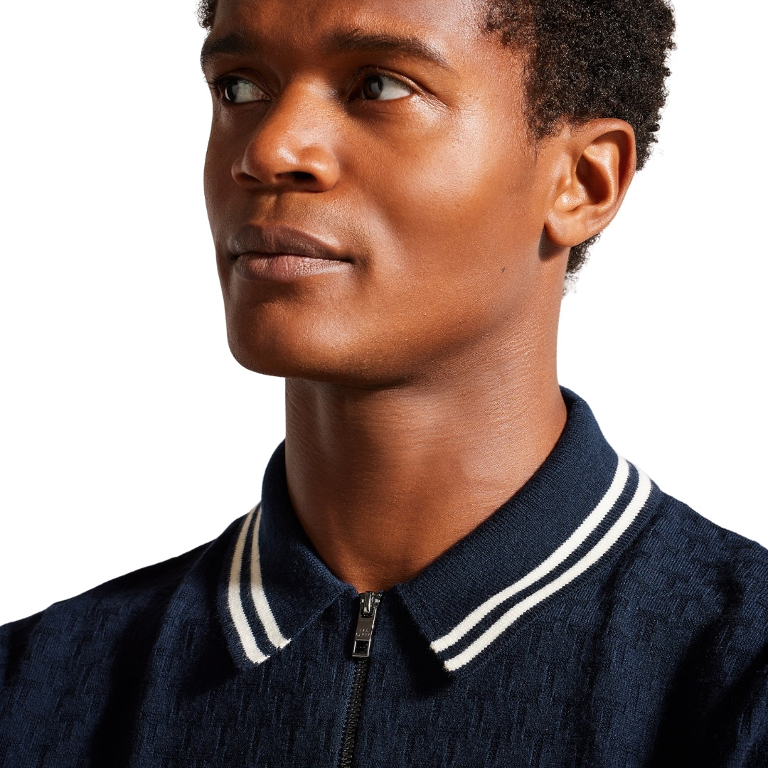 Ted Baker MMK MAHANI SS Regular T Stitched Half Zip 6
