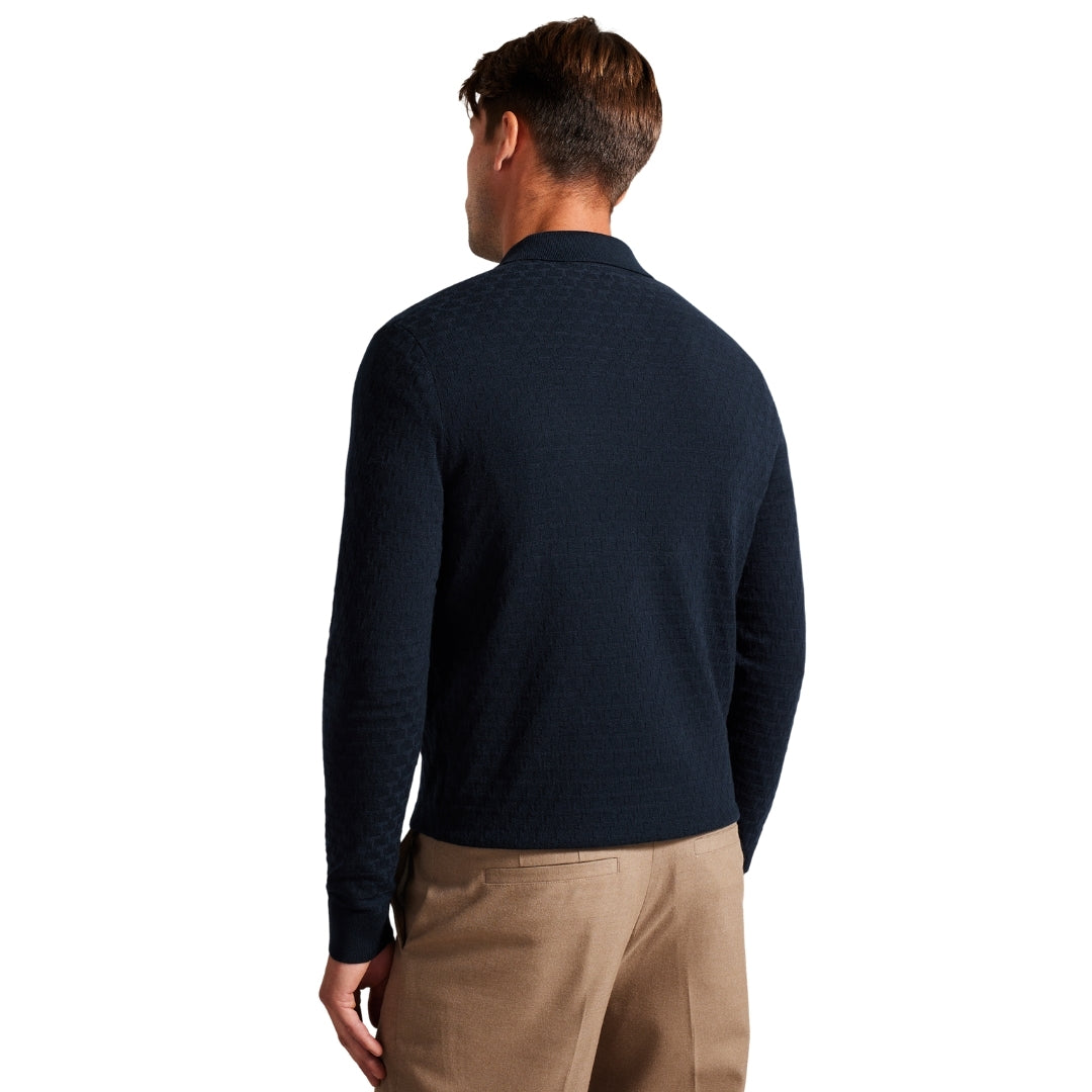 Ted Baker MMK MORAR Ls T Stitch Knitted Polo 5