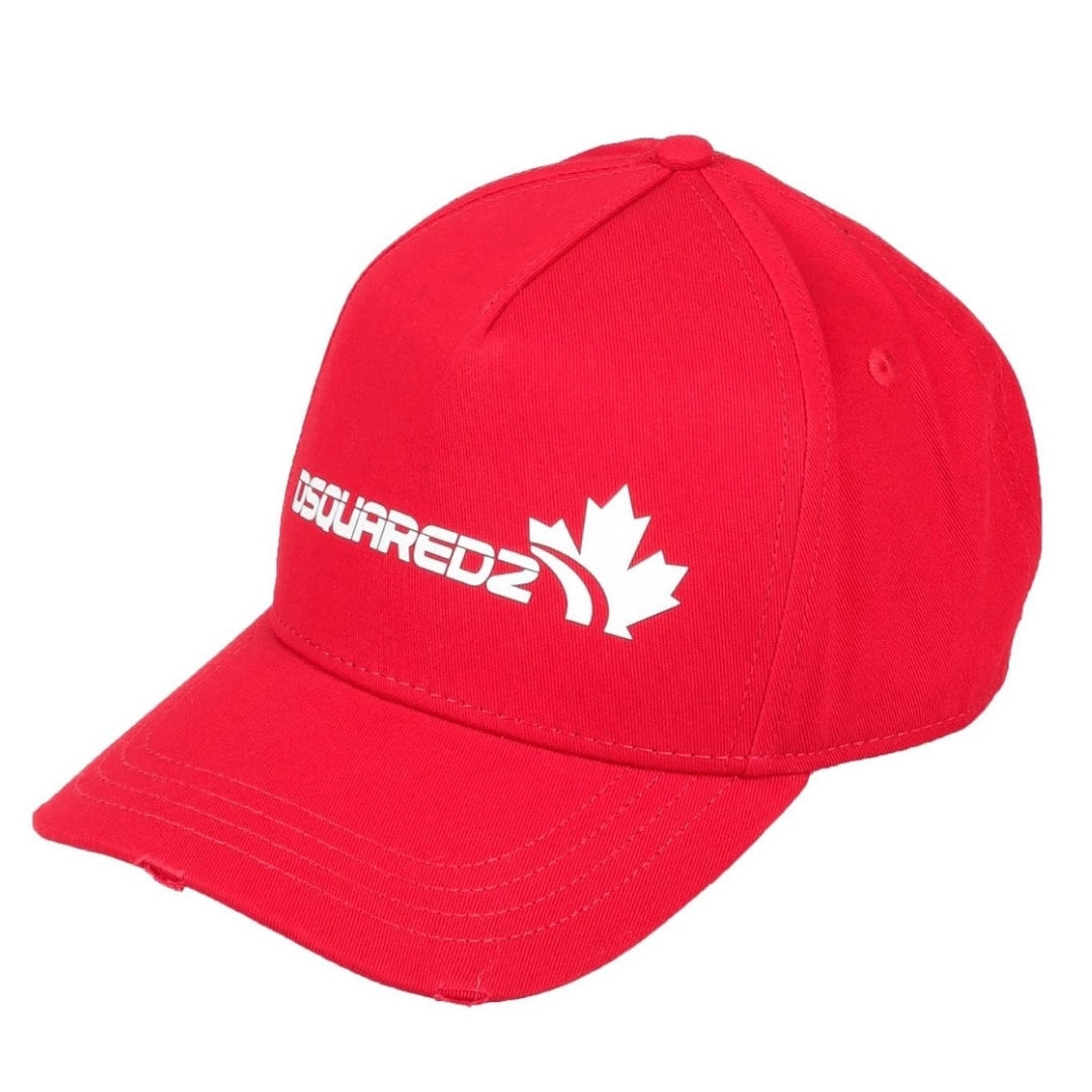 Dsquared2 White Logo Family Red Hat