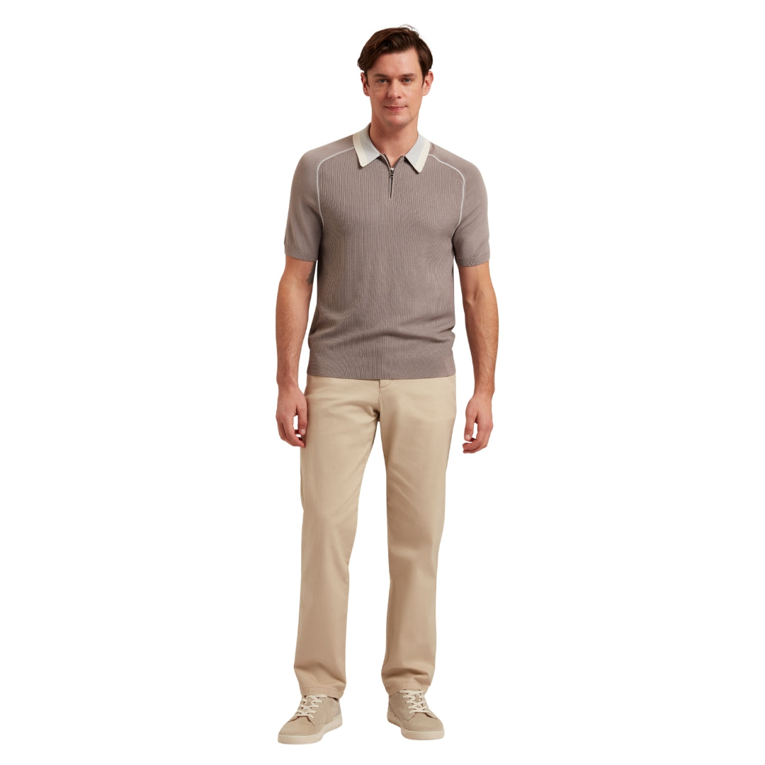 Ted Baker Bernads Regular Fit Stone Chino