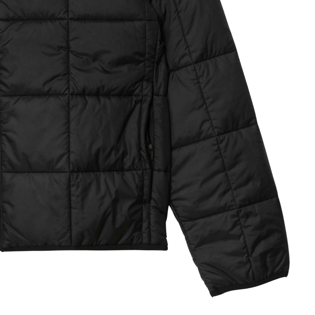 Lacoste Waterproof Logo Hooded Black Puffer Jacket 48