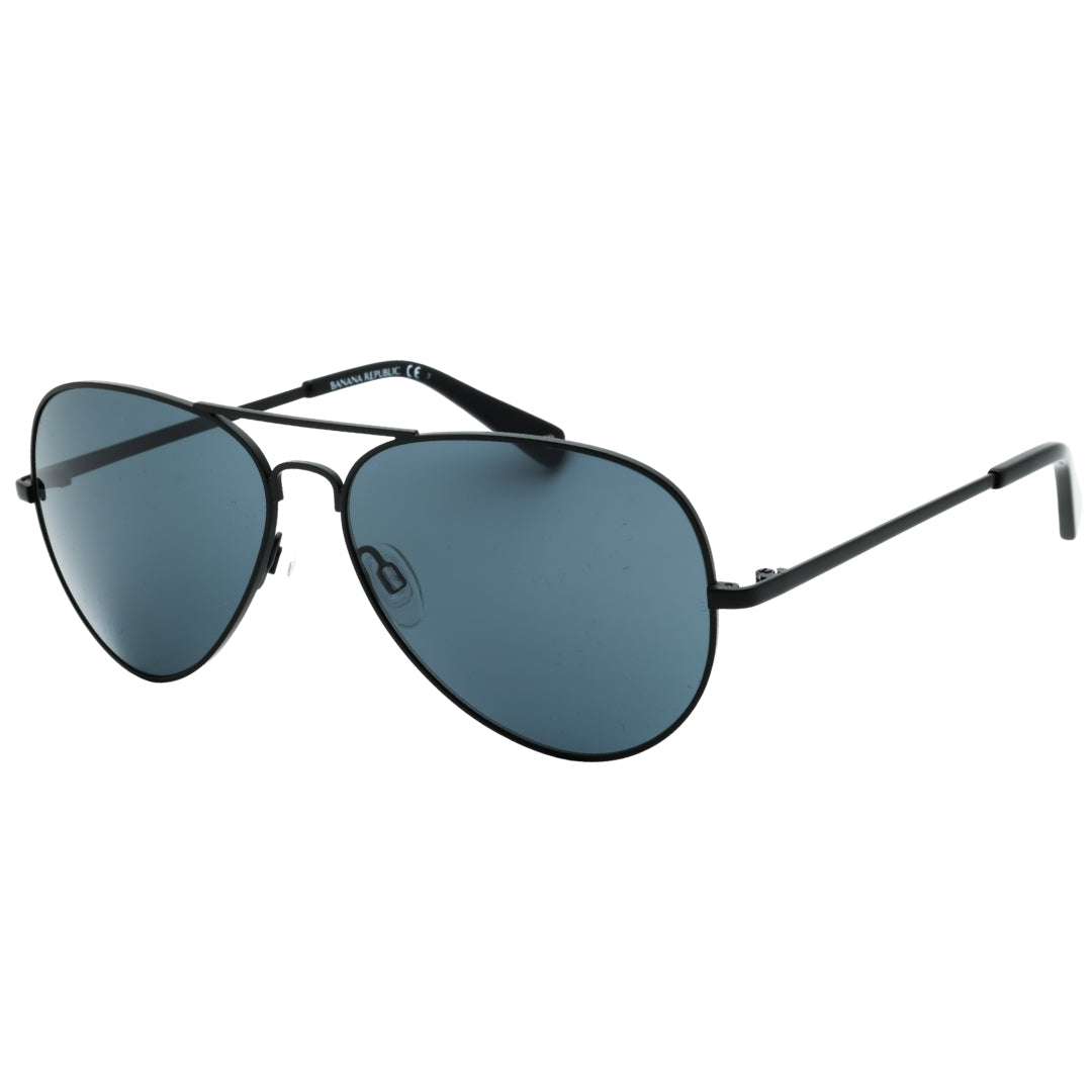 Banana Republic Grey Lensed Matte Black Sunglasses