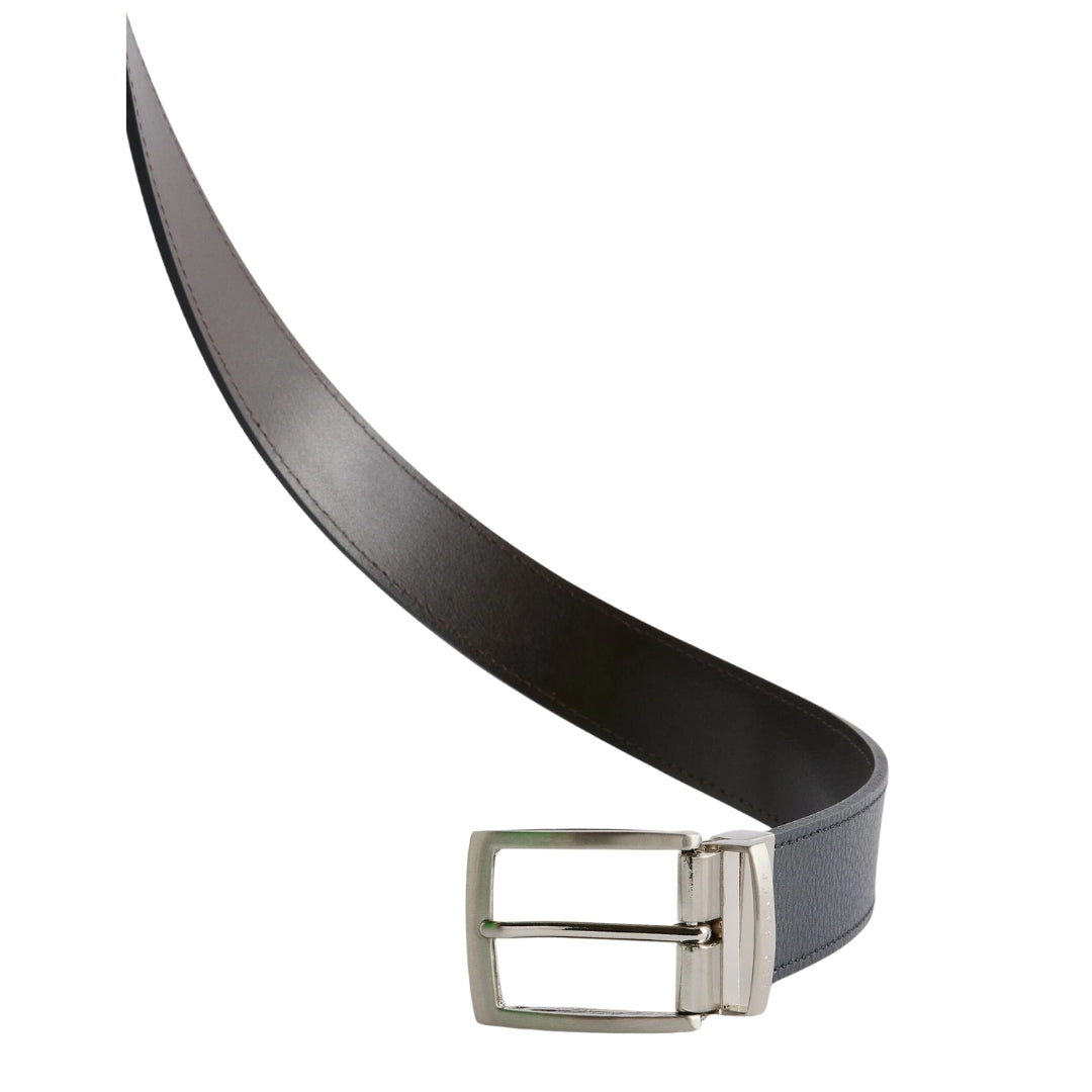 Ted Baker Breemer Reversible Black Leather Belt
