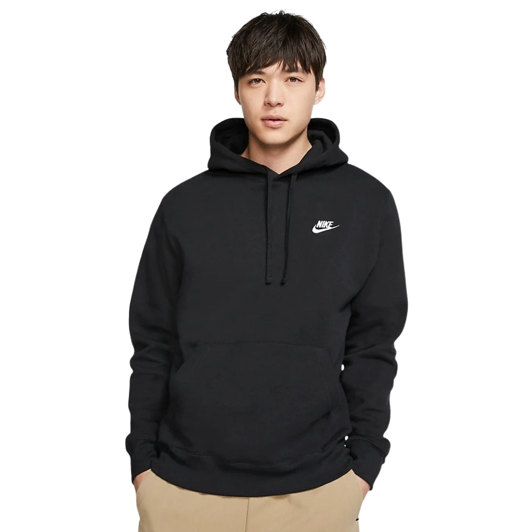 Nike Sportswear Club Fleece Pullover Black Hoodie S