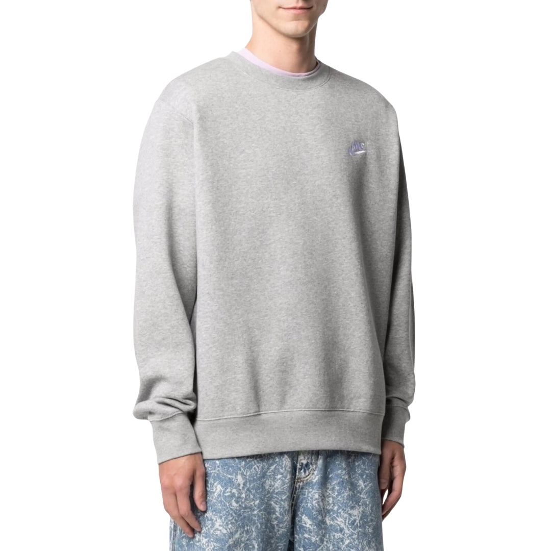 Nike Logo Crewneck Grey Sweater S