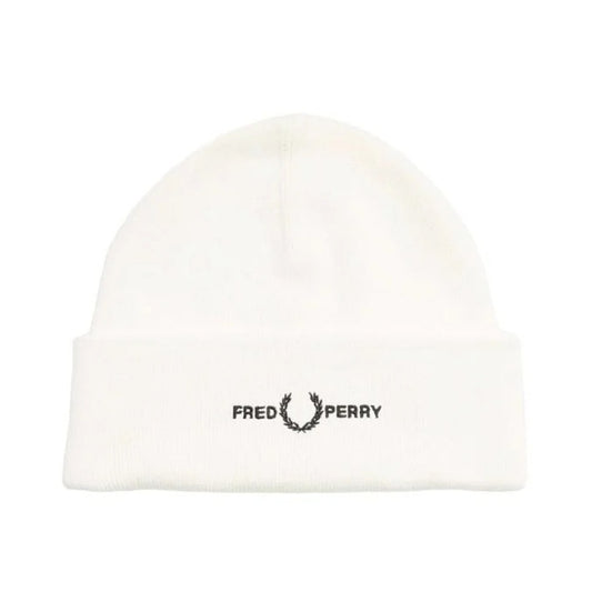 Fred Perry Embroidered Snow White Beanie 1SZ
