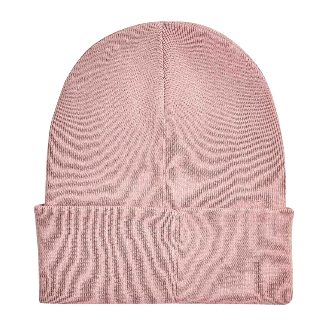 Fred Perry Embroidered Dusty Rose Beanie 1SZ