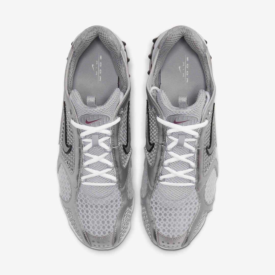Nike Air Zoom Spiridon Cage 2 Metallic Silver Trainers UK 7