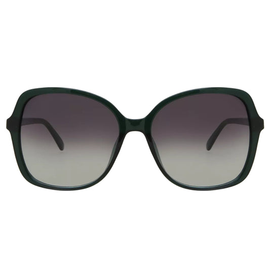 Calvin Klein Milky Emerald Frame Grey Gradient Lens Sunglasses