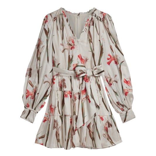 Ted Baker WMD CUIABA Pleat Detail V neck Mini Dres