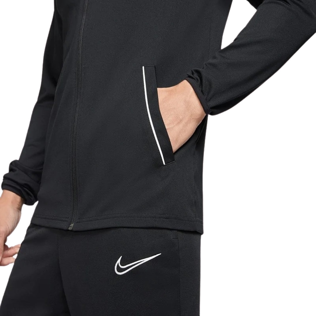 NIKE CW6131 010 BLACK/WHIOTEQ JOGGERS AND ZIP TOP SET MENS S