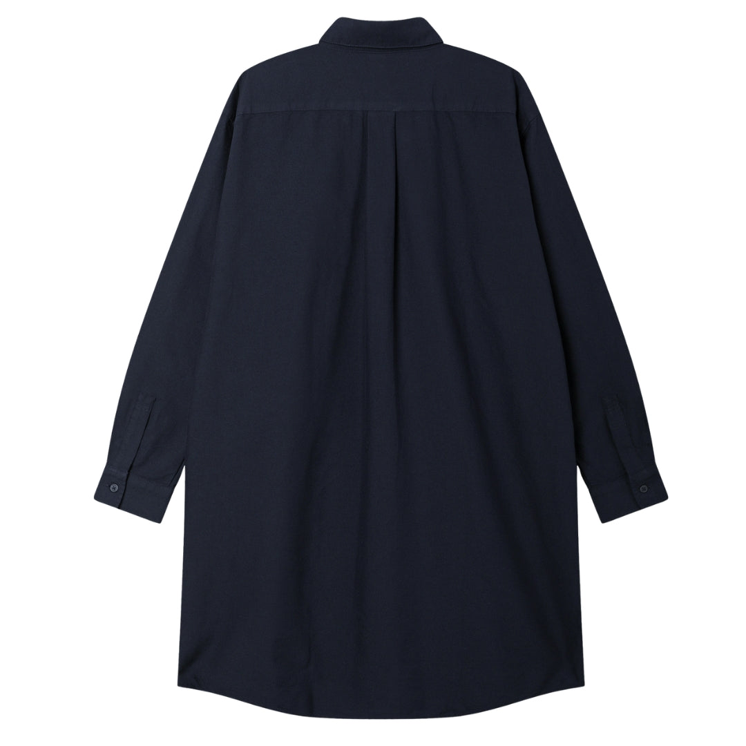 Fred Perry Button Through Shirt Navy Dress 8