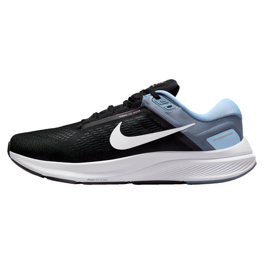Nike Air Zoom Structure 24 Black Trainers UK 8
