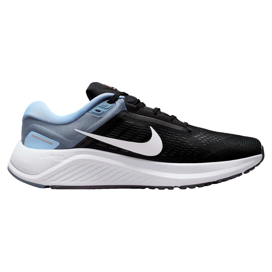Nike Air Zoom Structure 24 Black Trainers UK 8