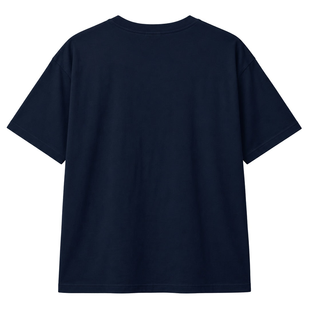 By Lanvin Embroidered Central Logo Blue T-Shirt XS