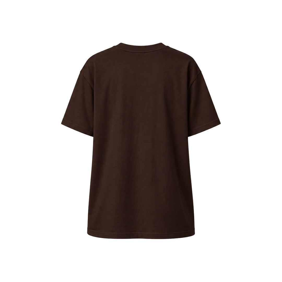 By Lanvin Signature Logo Dark Brown T-Shirt XS
