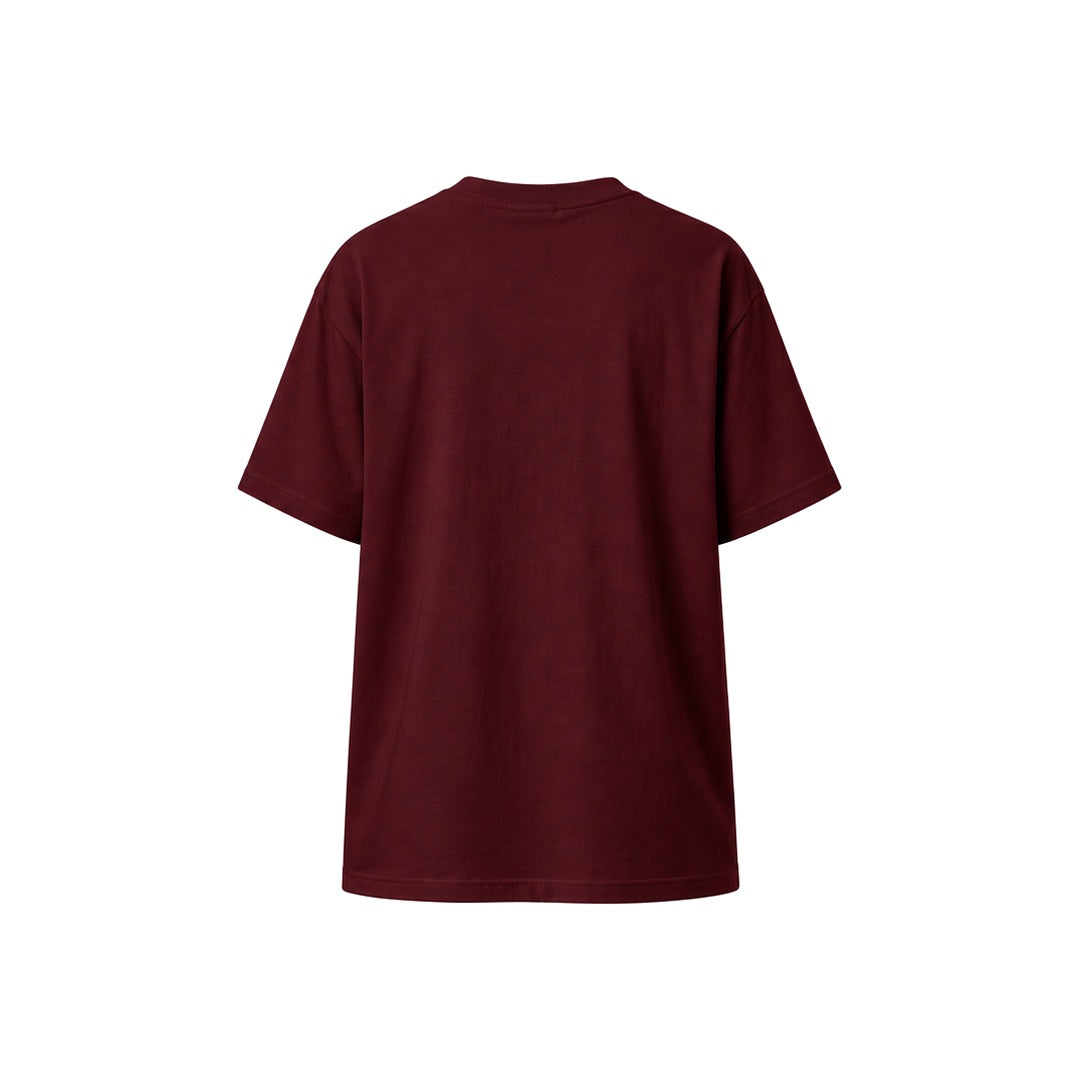 By Lanvin Signature Logo Burgundy T-Shirt XS