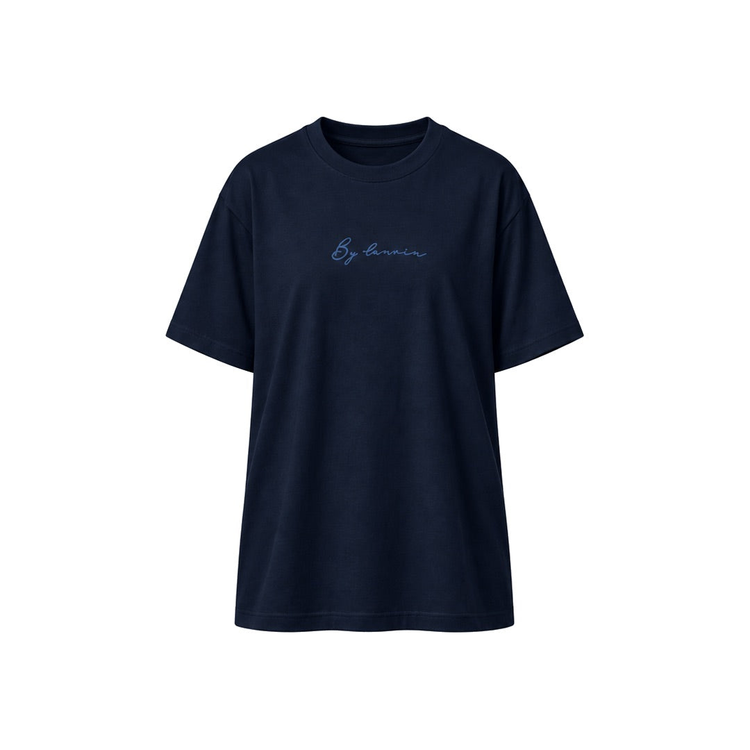 By Lanvin Signature Logo Blue T-Shirt XS