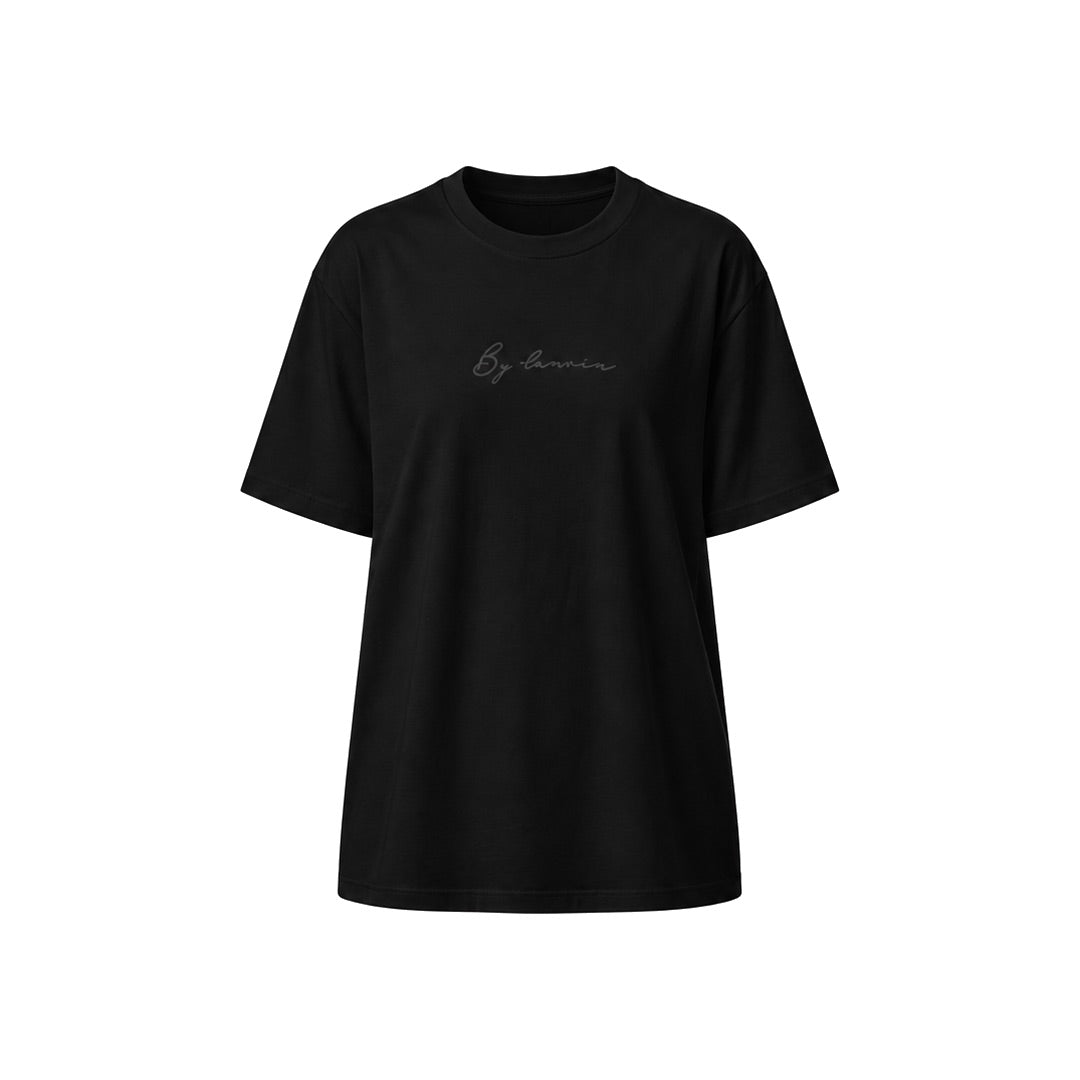 By Lanvin Signature Logo Black T-Shirt XS