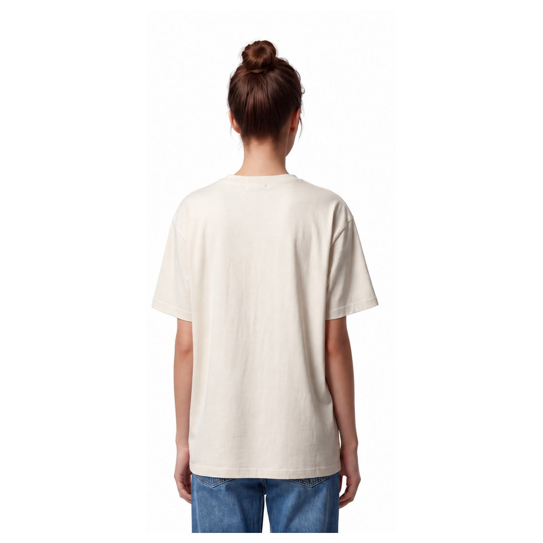 By Lanvin Printed Central Logo Beige T-Shirt XS