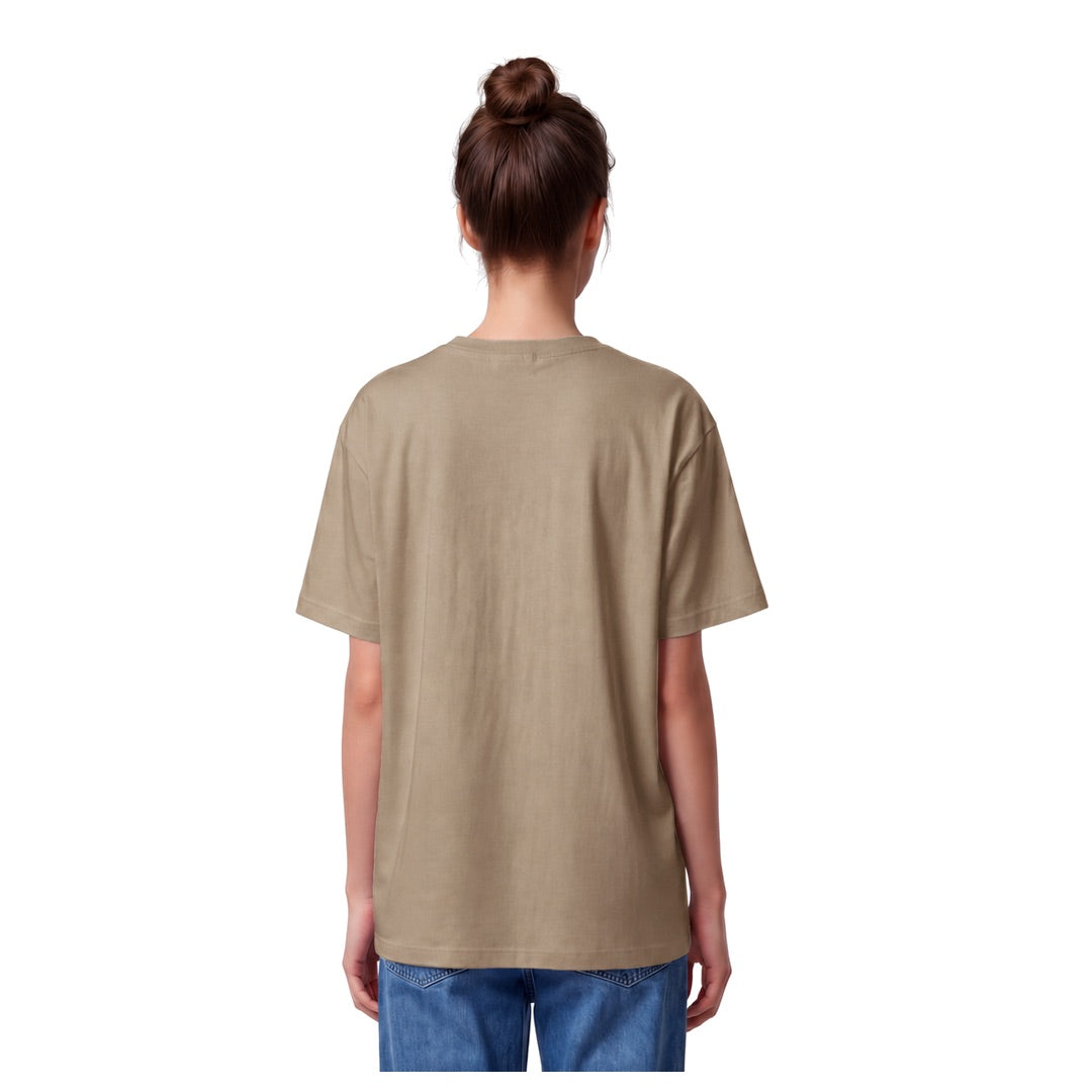 By Lanvin Printed Central Logo Taupe T-Shirt XS