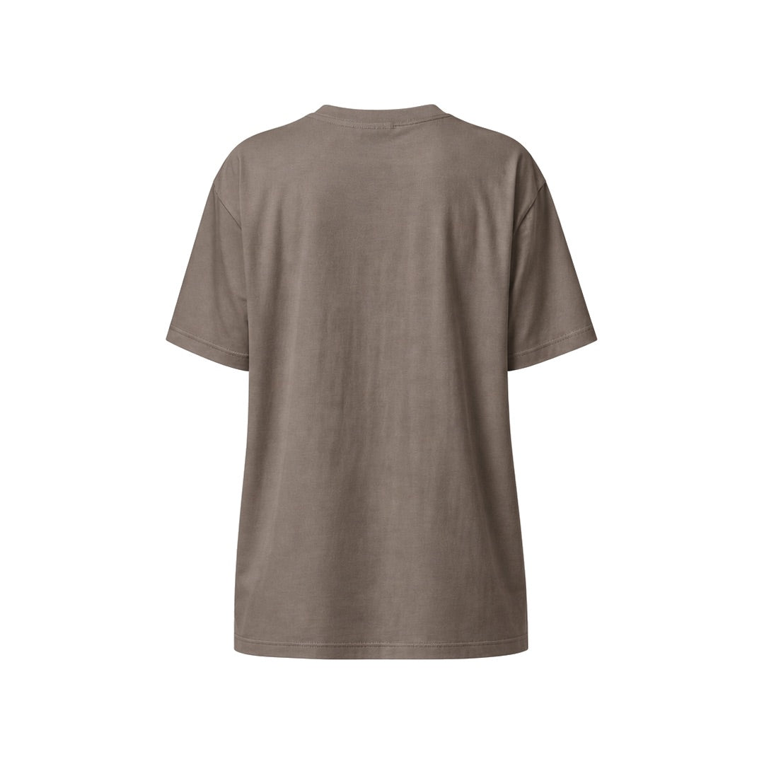 By Lanvin Printed Central Logo Brown T-Shirt XS