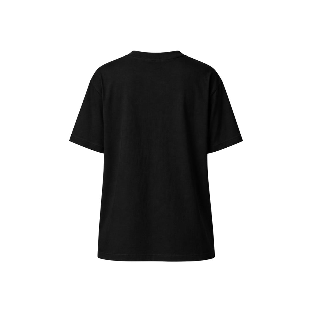 By Lanvin Printed Central Logo Black T-Shirt XS