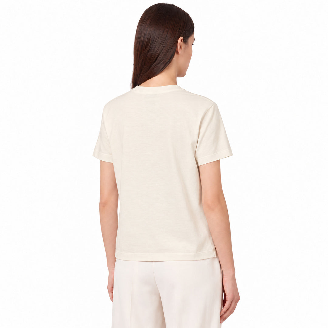 By Lanvin Small Signature Logo Beige T-Shirt