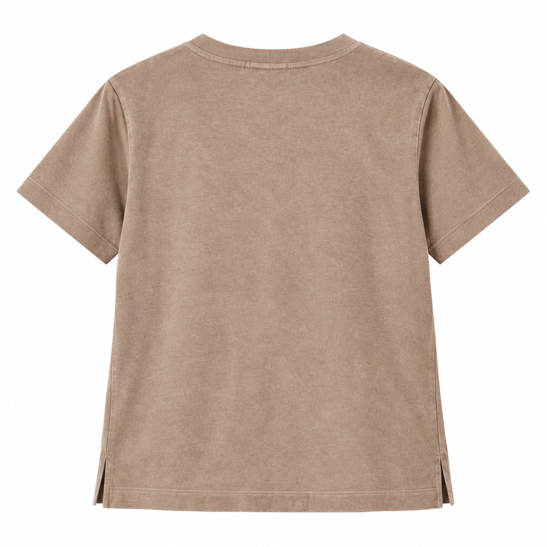 By Lanvin Small Signature Logo Taupe T-Shirt