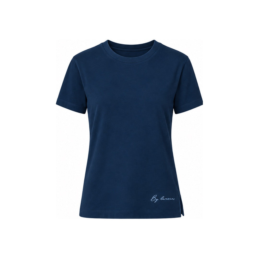 By Lanvin Small Signature Logo Blue T-Shirt XS