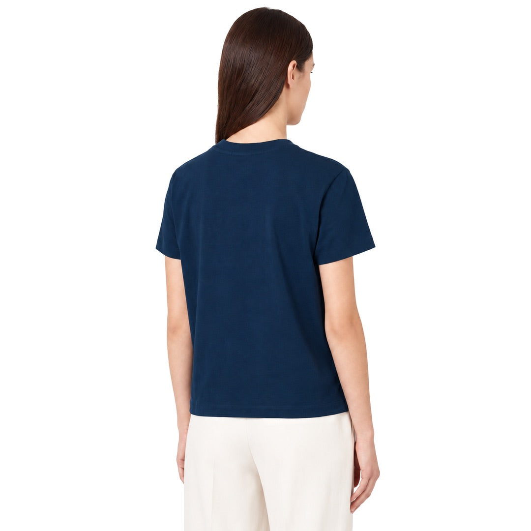 By Lanvin Small Signature Logo Blue T-Shirt XS