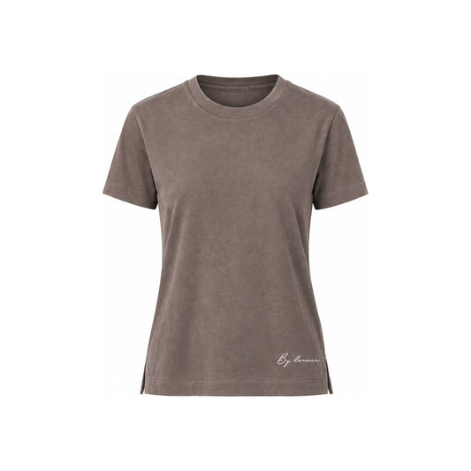 By Lanvin Small Signature Logo Brown T-Shirt XS