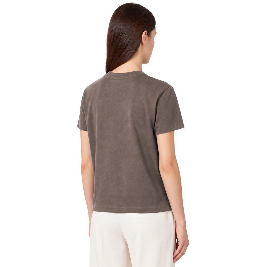 By Lanvin Small Signature Logo Brown T-Shirt XS
