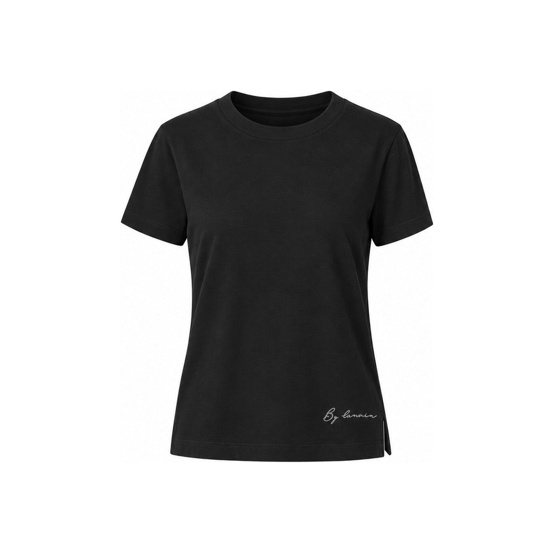 By Lanvin Small Signature Logo Black T-Shirt XS