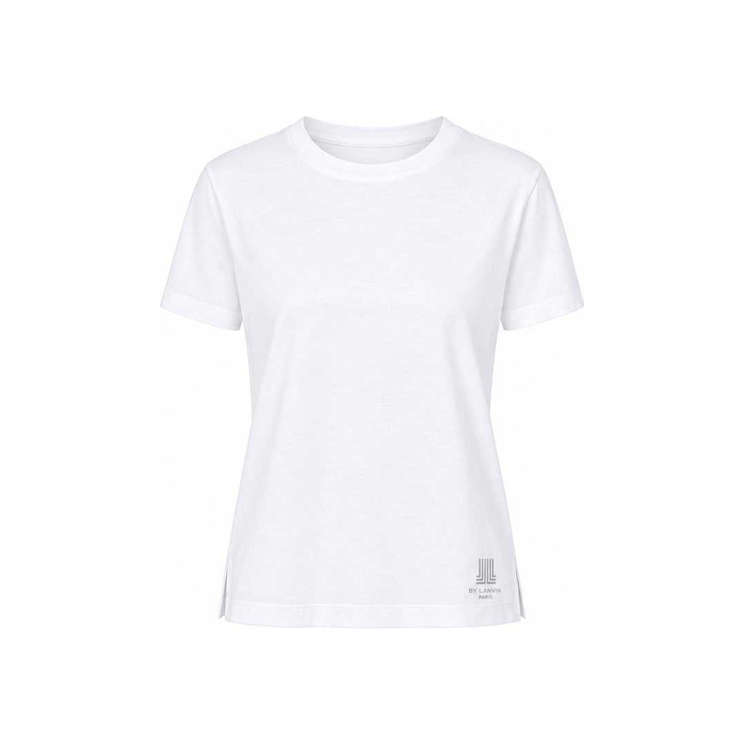 By Lanvin Shoulder Logo Beige T-Shirt XS