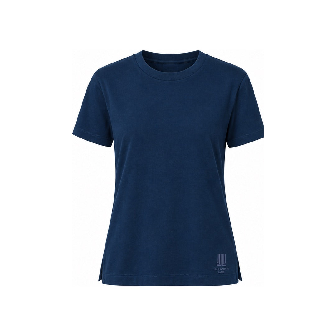 By Lanvin Shoulder Logo Blue T-Shirt XS