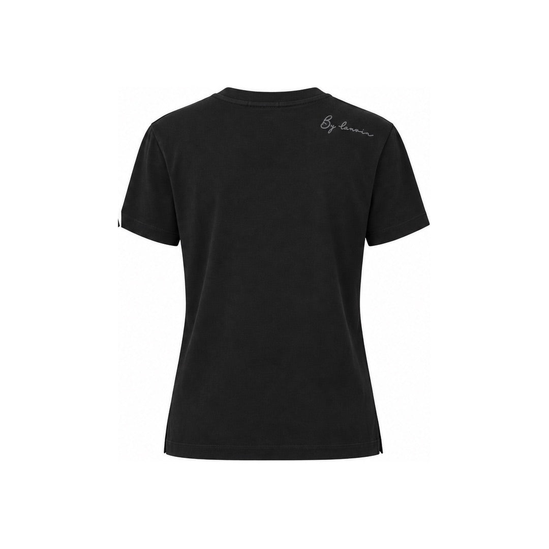 By Lanvin Shoulder Logo Black T-Shirt XS