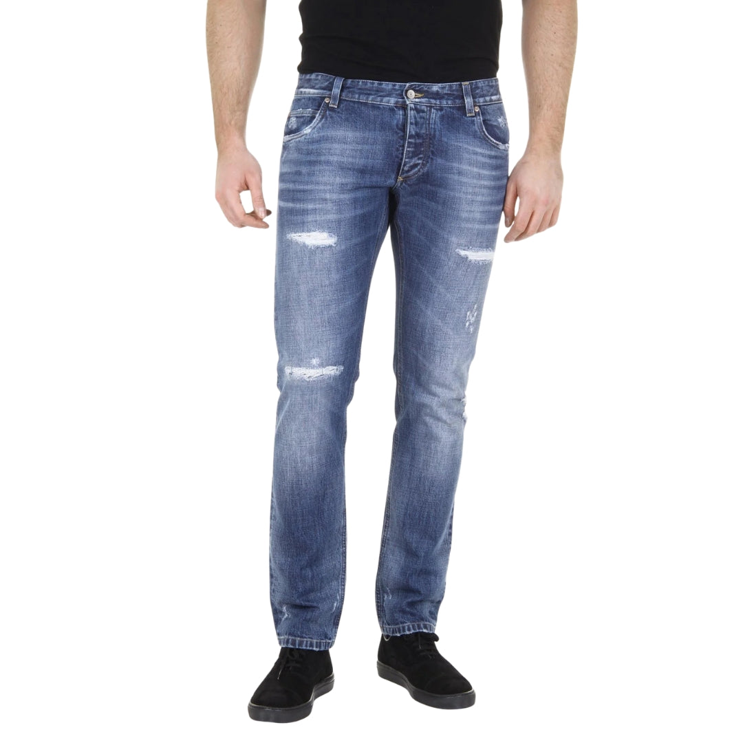 Dolce & Gabbana Blue Ripped Jeans
