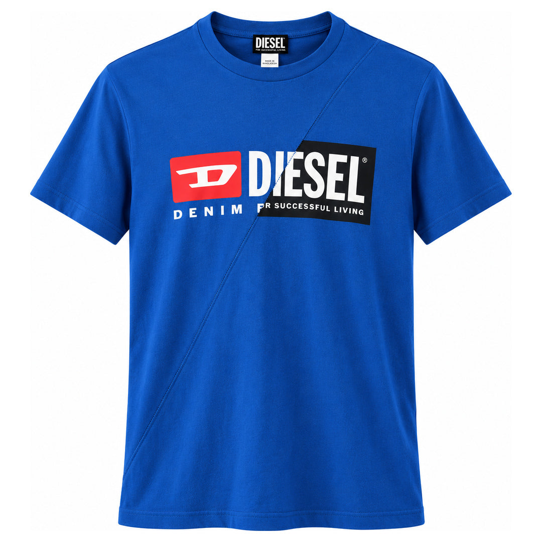 Diesel T-Diego-Cuty Blue T-Shirt