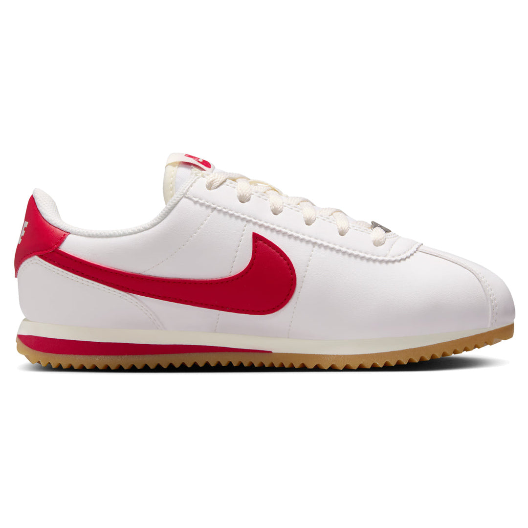 Nike Cortez Sail Gum Yellow University Red GS Trainers