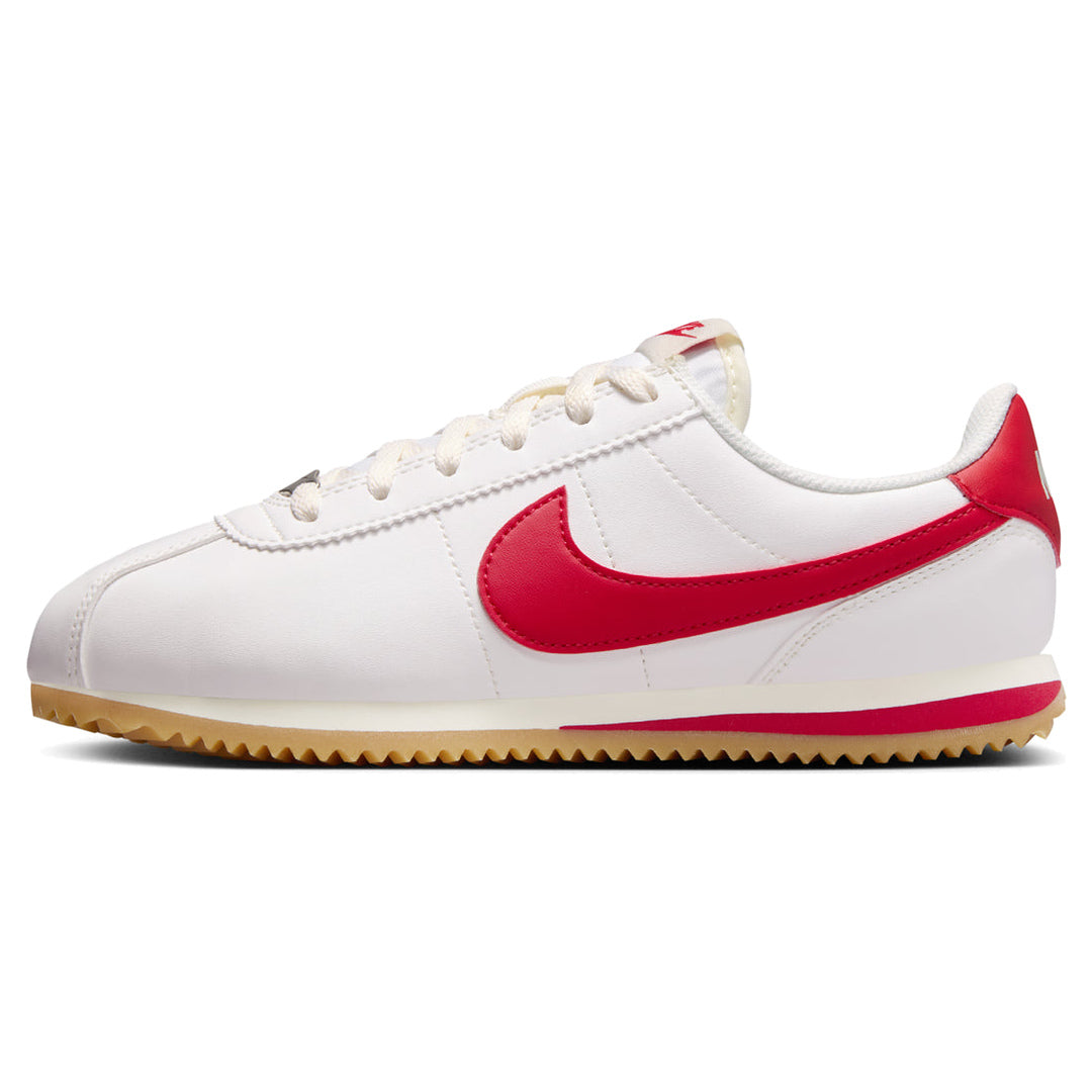 Nike Cortez Sail Gum Yellow University Red GS Trainers