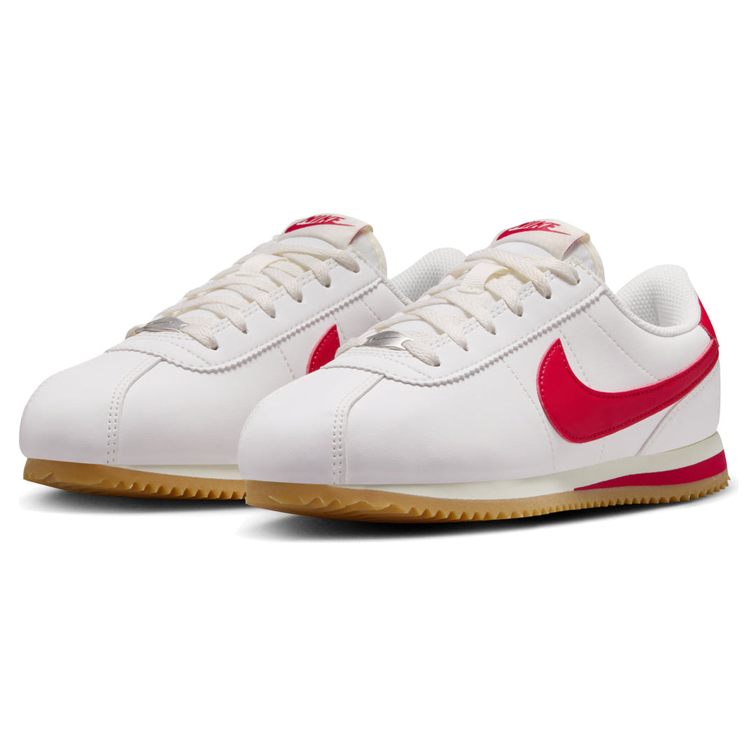 Nike Cortez Sail Gum Yellow University Red GS Trainers