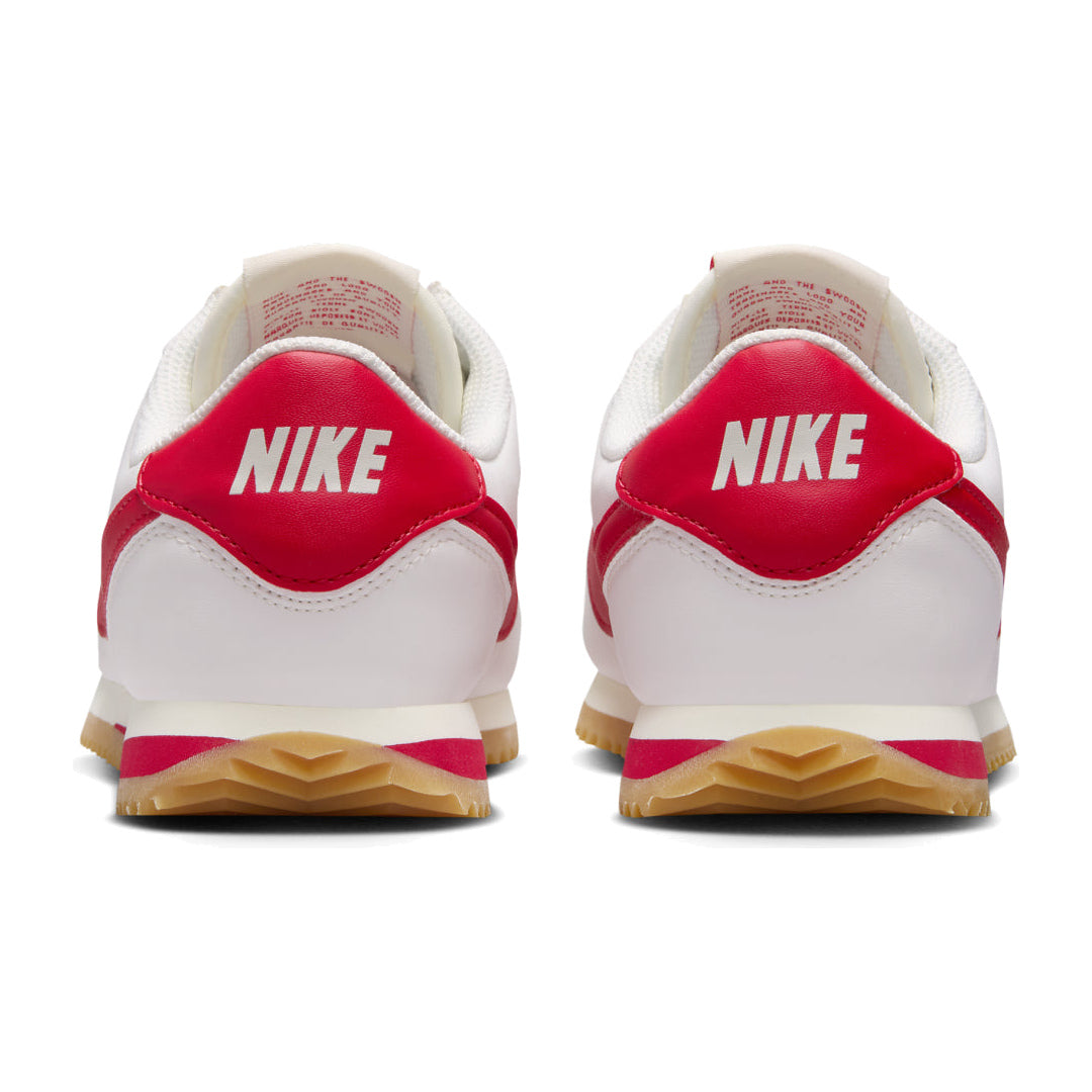 Nike Cortez Sail Gum Yellow University Red GS Trainers