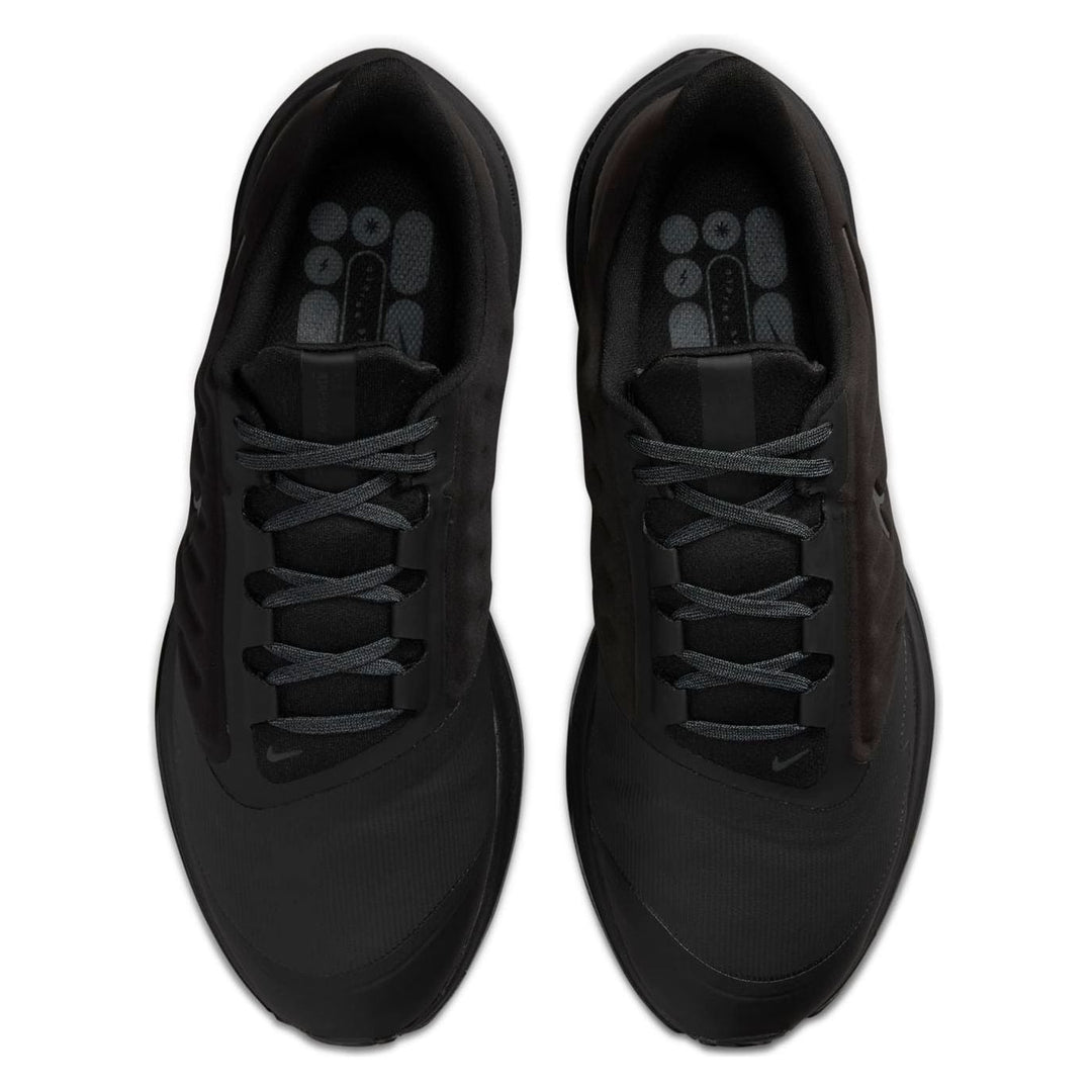 Nike Air Winflo 9 Shield Triple Black Trainers UK 8.5
