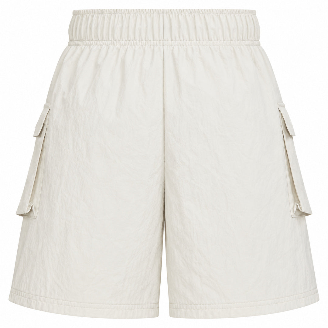 Nike Women's Woven High-Rise Cream Shorts